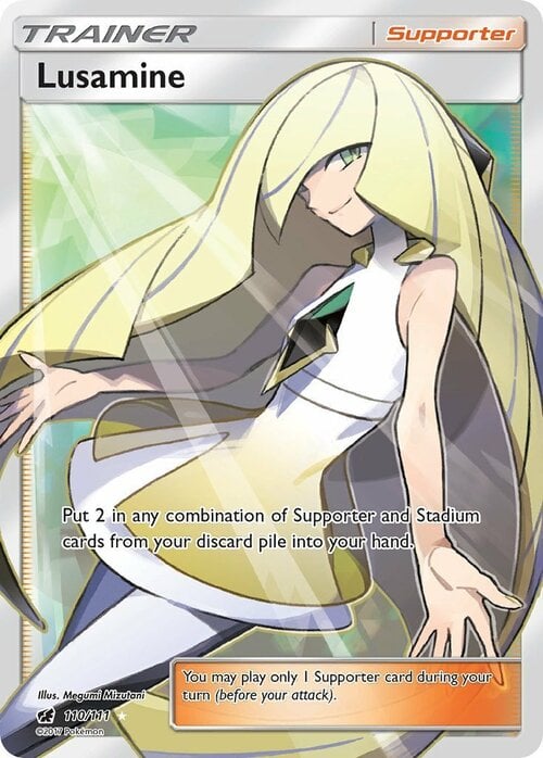 Lusamine Card Front