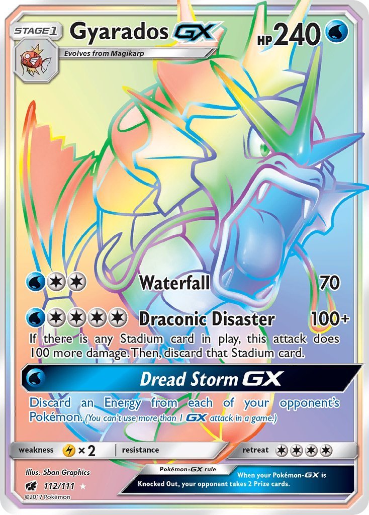 Gyarados GX Crimson Invasion | Pokmon | CardTrader Gyarados GX Crimson Invasion | Pokmon | CardTrader