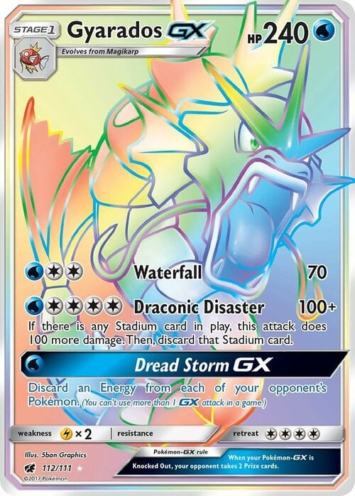 Gyarados GX Card Front
