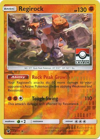 Regirock Card Front