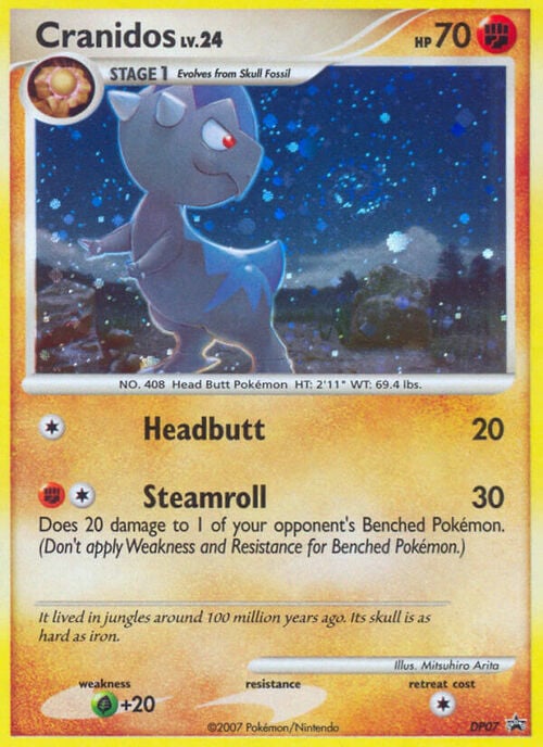 Cranidos Lv.24 Card Front