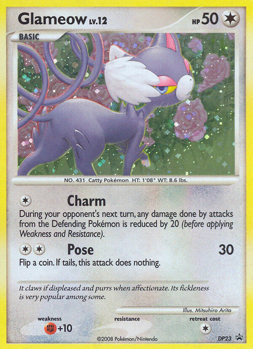 Glameow LV.12 Card Front