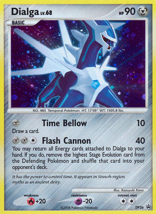 Dialga Lv.68 [Time Bellow | Flash Cannon] Card Front