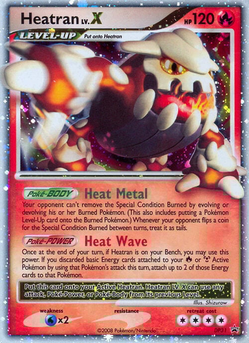 Heatran LV.X Card Front