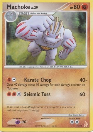 Machoke Card Front
