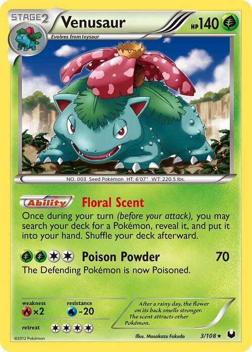Venusaur Card Front