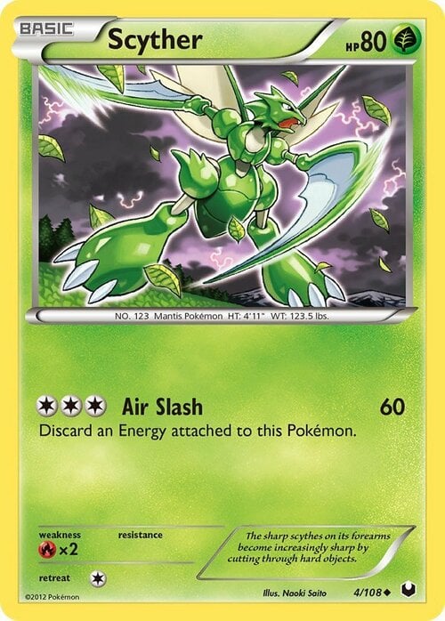 Scyther Card Front