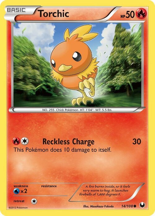 Torchic [Reckless Charge] Card Front