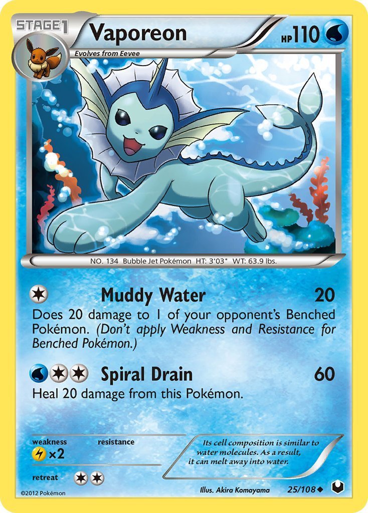 Vaporeon Dark Explorers | Pokémon | CardTrader