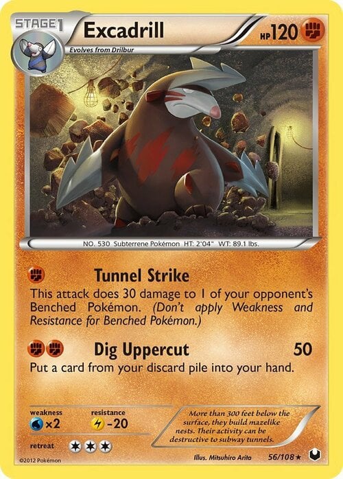 Excadrill Card Front