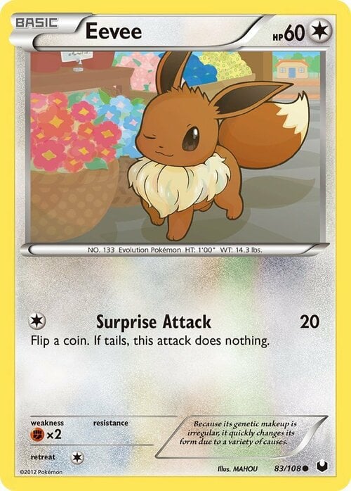 Eevee [Surprise Attack] Card Front