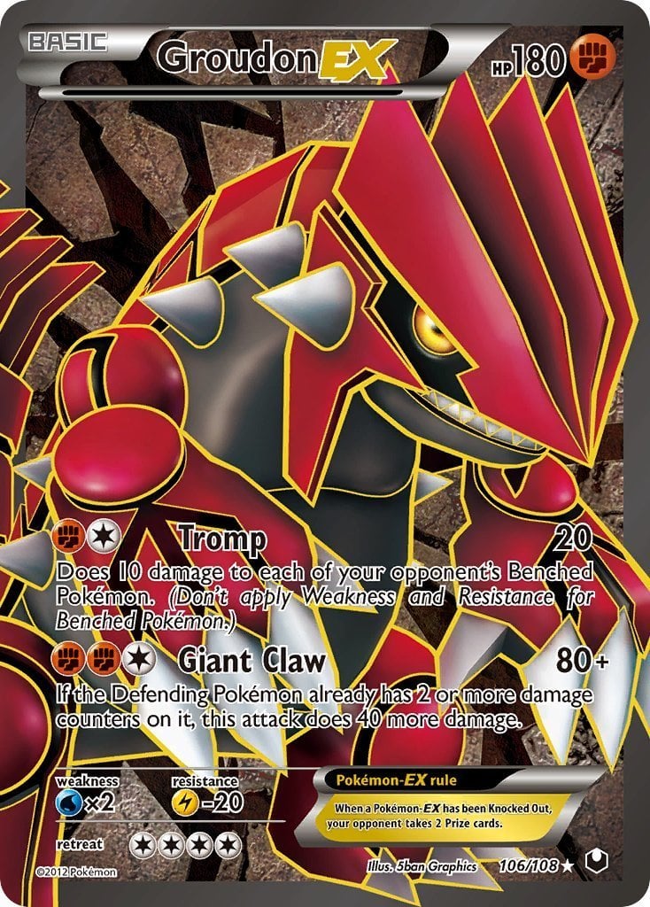 groundon pokemon card Groudon [GOLD STAR] #111 English Ex Delta Species Singles Fighting / / Attack 1 Groudon EX Dark Explorers |
