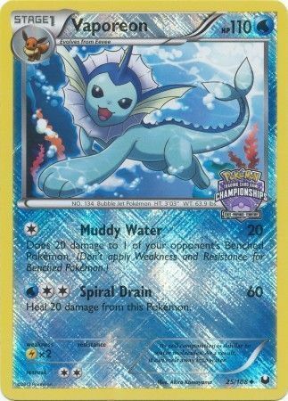 Vaporeon Card Front