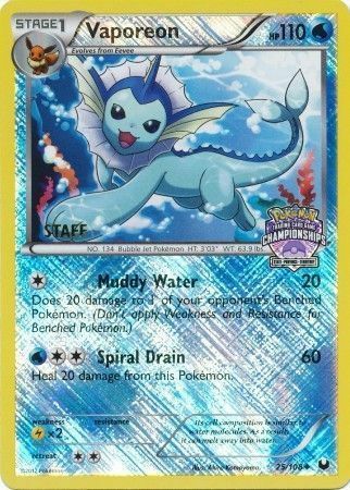 Vaporeon Card Front