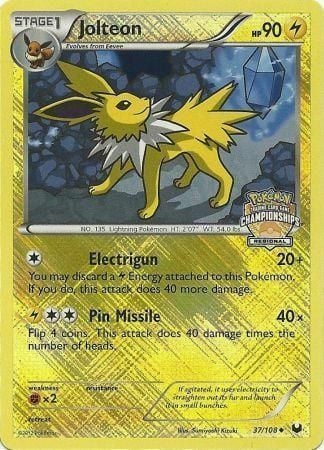 Jolteon Card Front