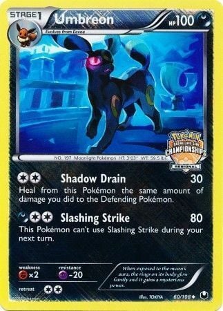 Umbreon [Shadow Drain | Slashing Strike] Frente
