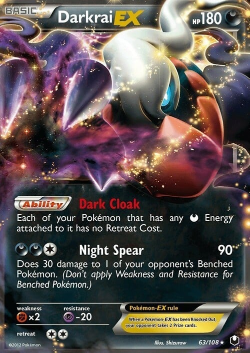 Darkrai EX Card Front