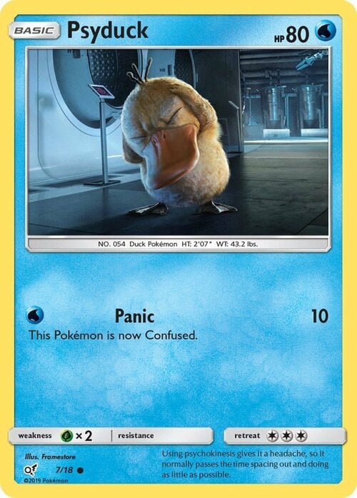 Psyduck [Panic] Card Front