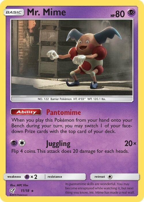 Mr. Mime [Pantomime | Juggling] Card Front