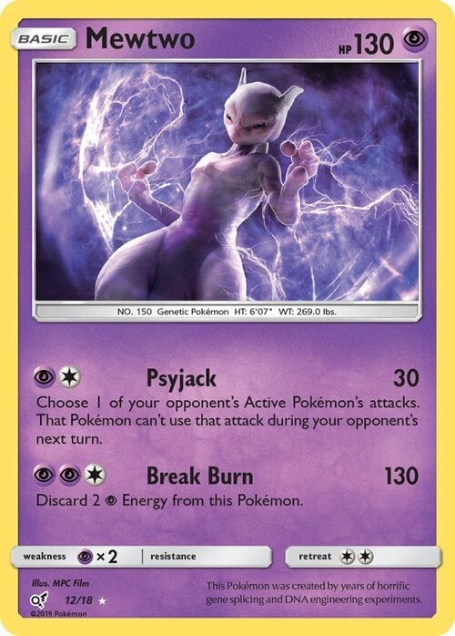 Mewtwo [Psyjack | Break Burn] Card Front