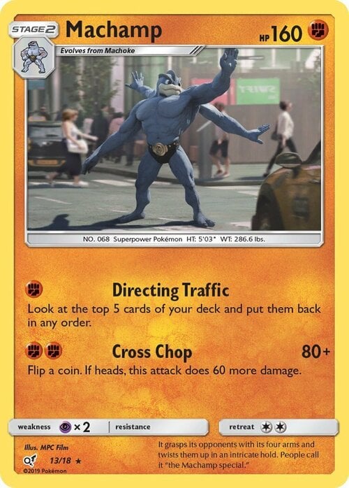 Machamp [Directing Traffic | Cross Chop] Card Front