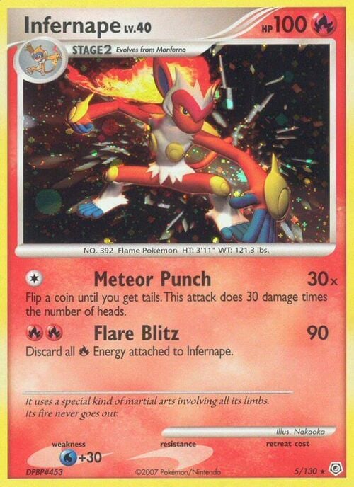 Infernape Lv.40 Card Front