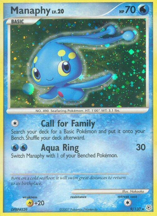 Manaphy Lv.20 Card Front