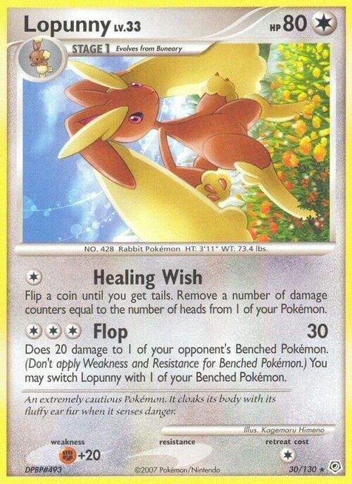 Lopunny Lv.33 Card Front