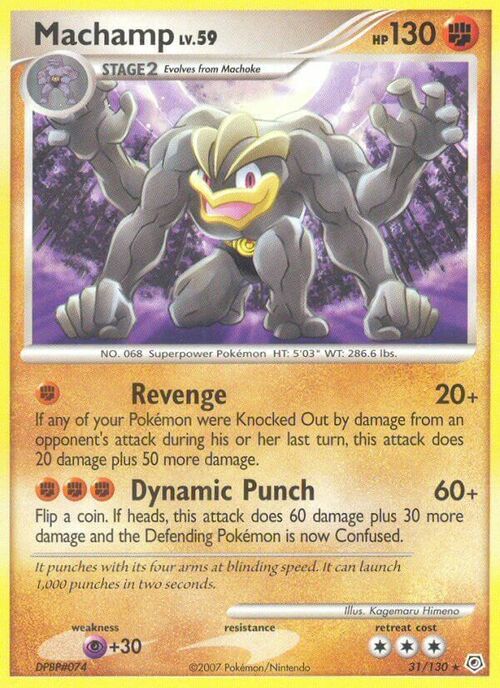 Machamp Lv.59 Card Front