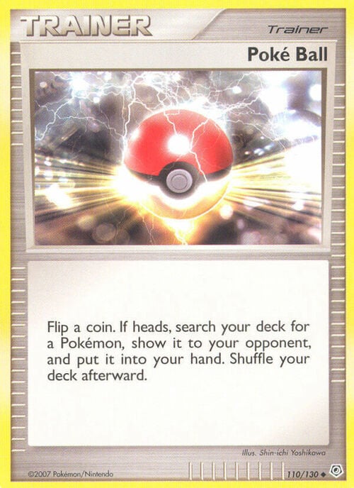 Poké Ball Card Front