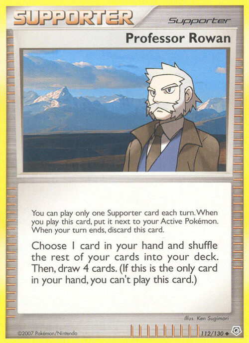 Professor Rowan Card Front