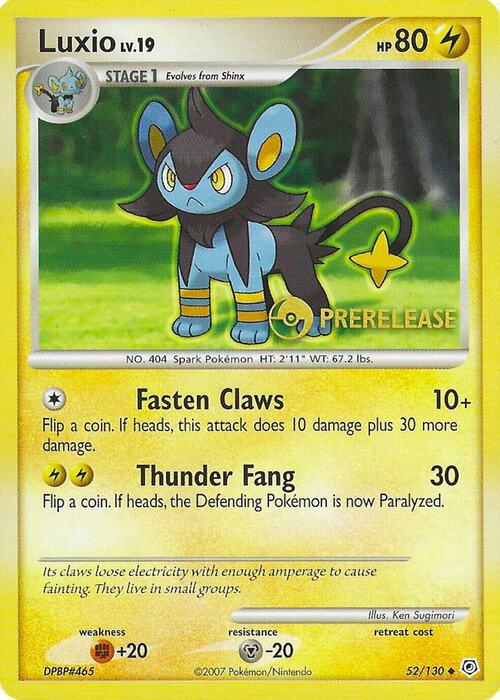 Luxio Card Front