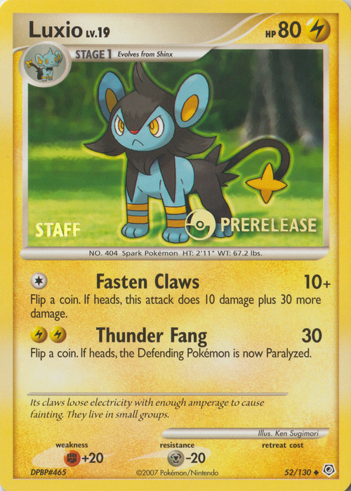 Luxio Card Front