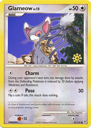 Glameow Lv.12 Card Front
