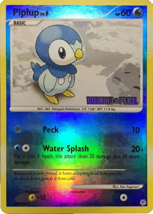 pokemon piplup card value Amazon.com: Pokemon - Piplup (36/162) main image 0