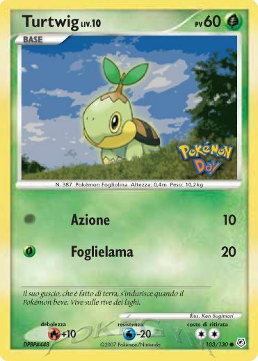 Turtwig Card Front
