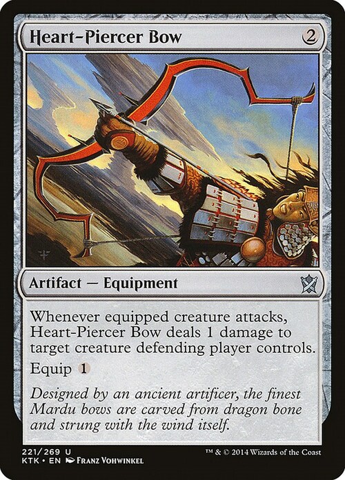 Heart-Piercer Bow Card Front