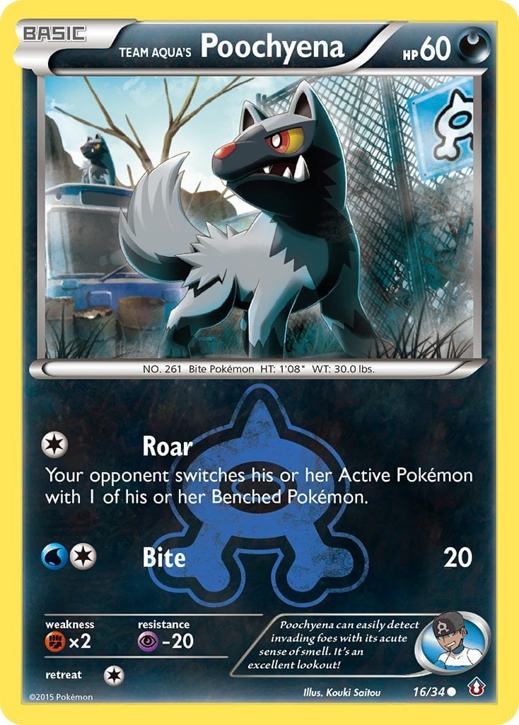Team Aqua's Poochyena Double Crisis | Pokmon | CardTrader