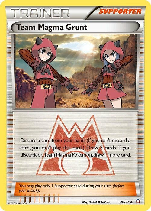 Team Magma Grunt Card Front