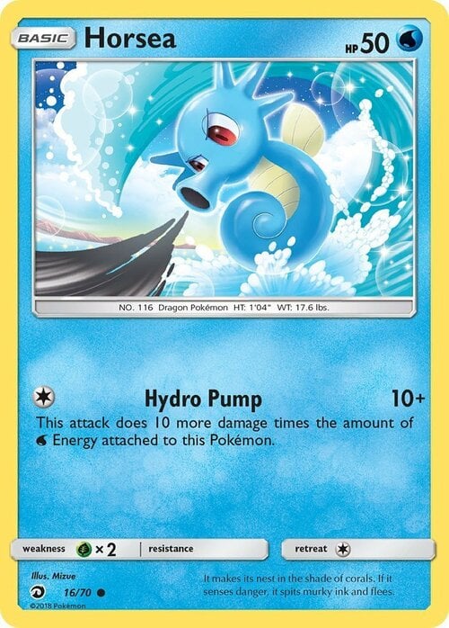 Horsea [Hydro Pump] Card Front