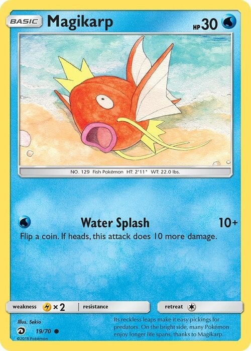 Magikarp [Water Splash] Card Front