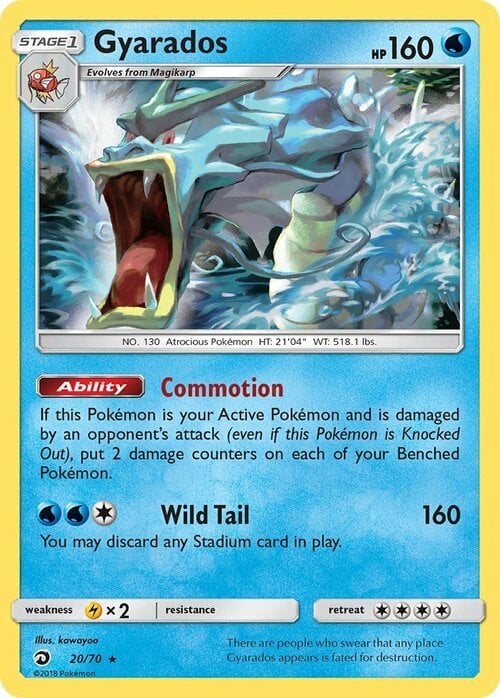 Gyarados [Commotion | Wild Tail] Card Front
