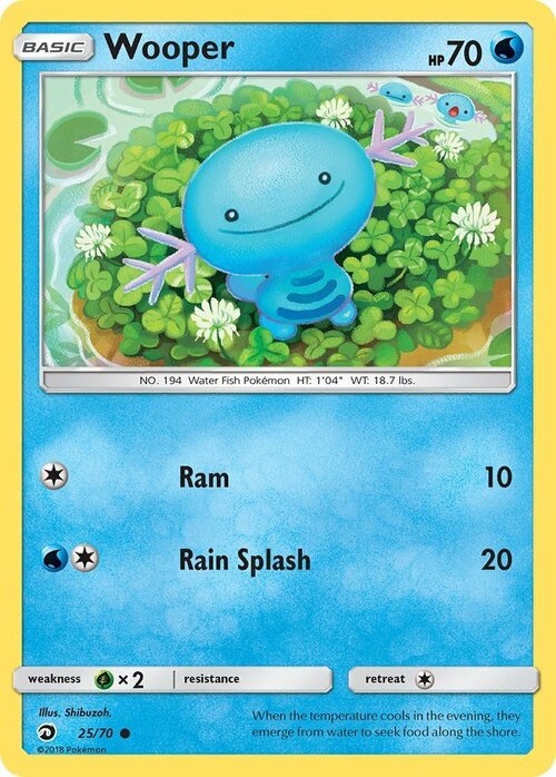 Wooper Card Front