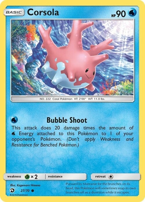 Corsola [Bubble Shoot] Card Front