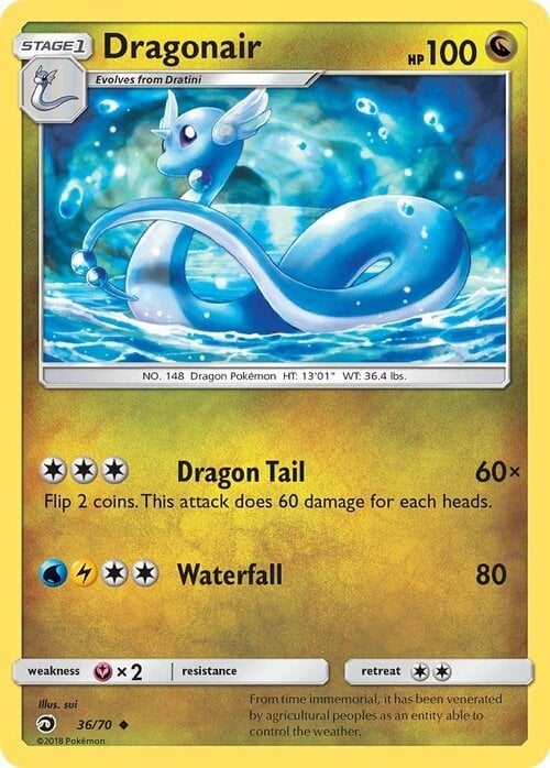 Dragonair Card Front