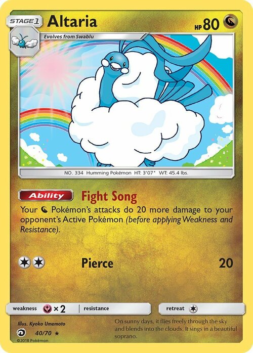 Altaria Card Front