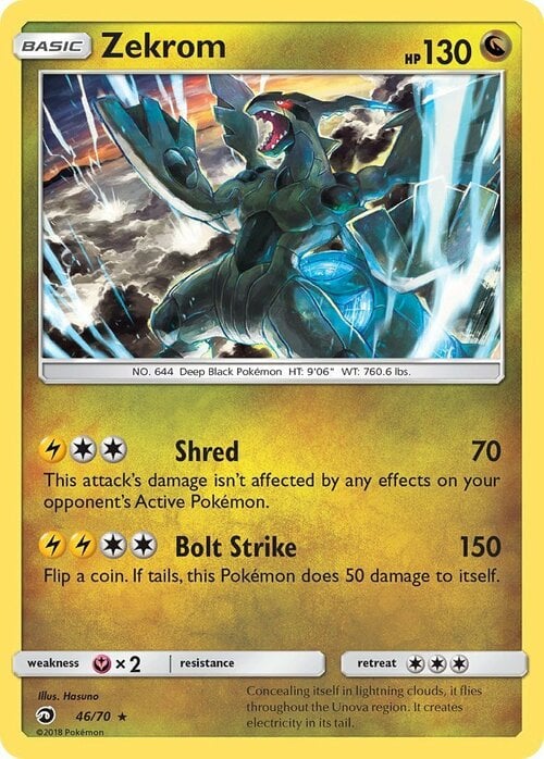 Zekrom [Shred | Bolt Strike] Frente