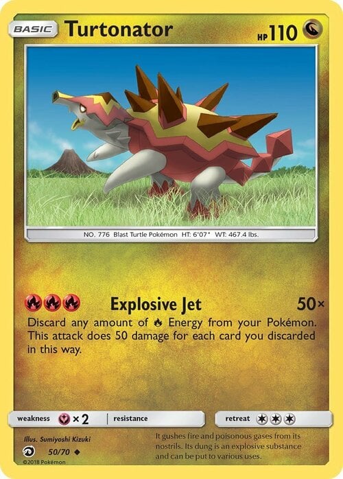 Turtonator [Explosive Jet] Card Front