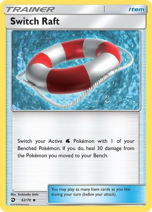 Switch Raft Card Front