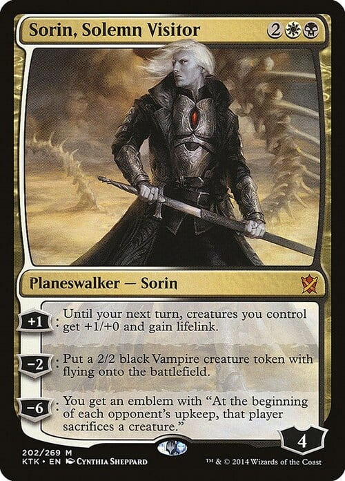 Sorin, Solemn Visitor Card Front